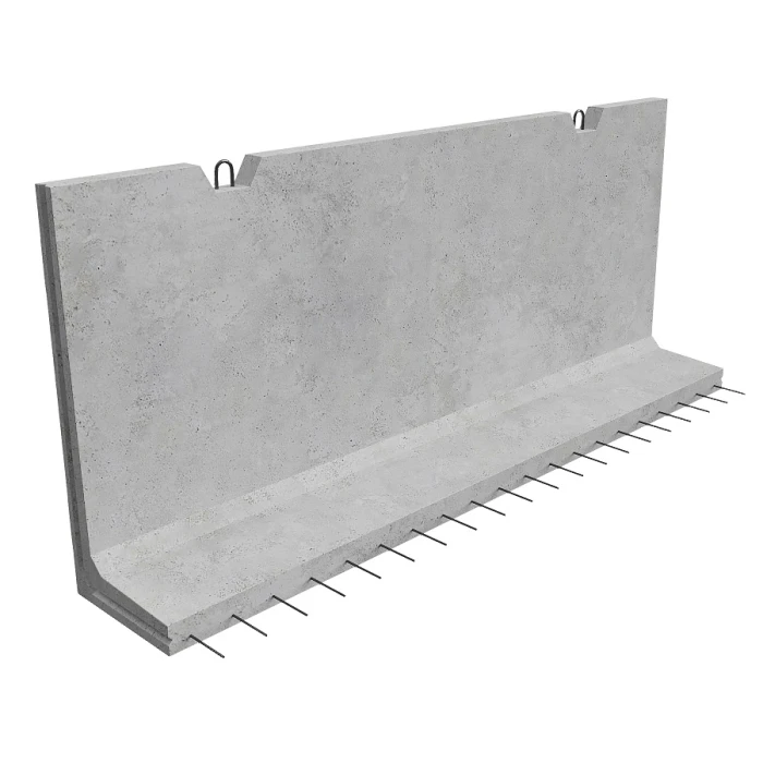 Г-образная конструкция железобетонная Г 12-60-2